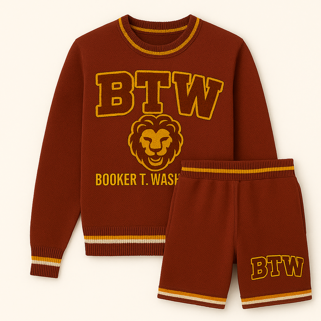 Booker T. Washington Legacy Varsity Set β Cream & Maroon Edition