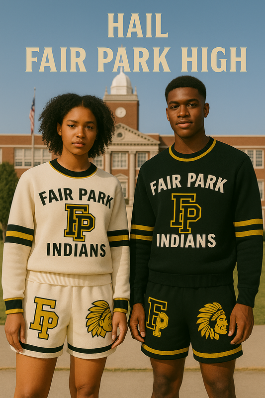 Fair Park Legacy Varsity Set – Cream & Black Edition