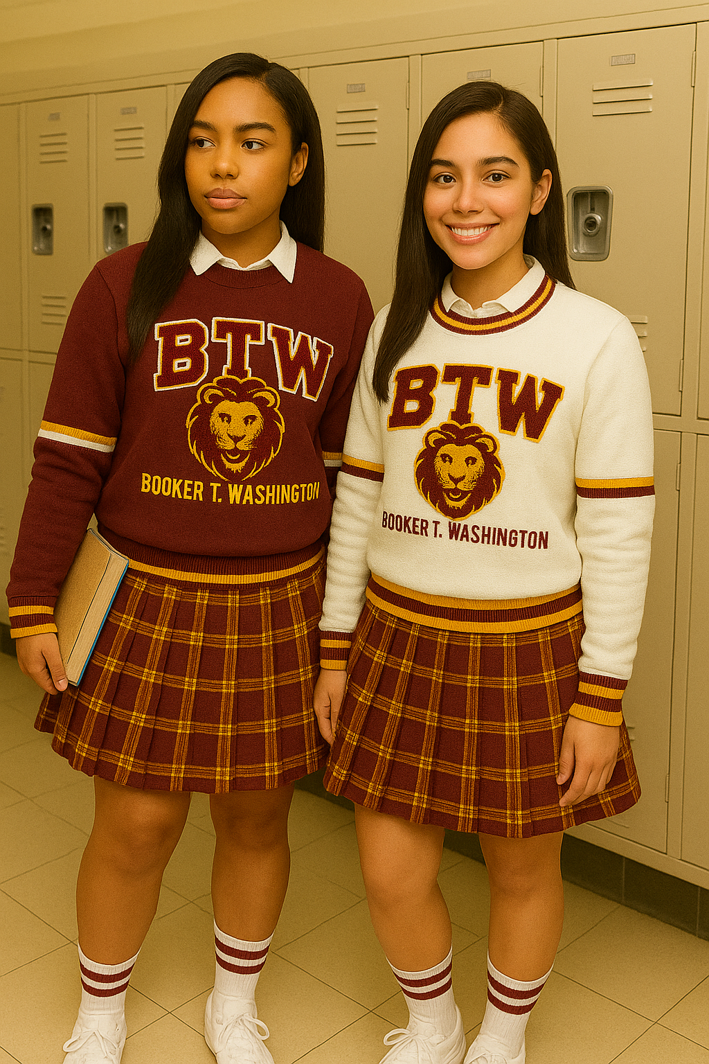 Booker T. Washington Legacy Varsity Set – Cream & Maroon Edition