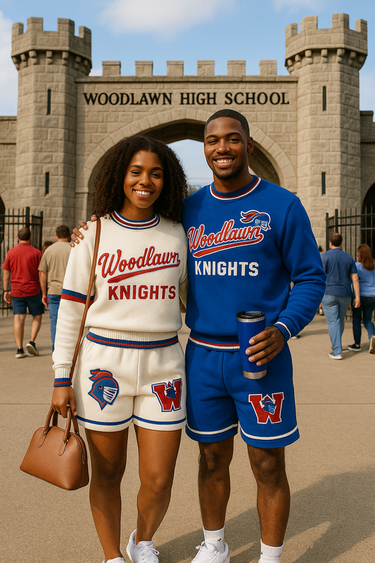 Woodlawn Legacy Varsity Set – Cream & Blue Edition